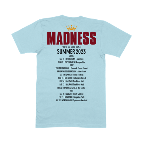 Summer 2023 Tour T Shirt Light Blue